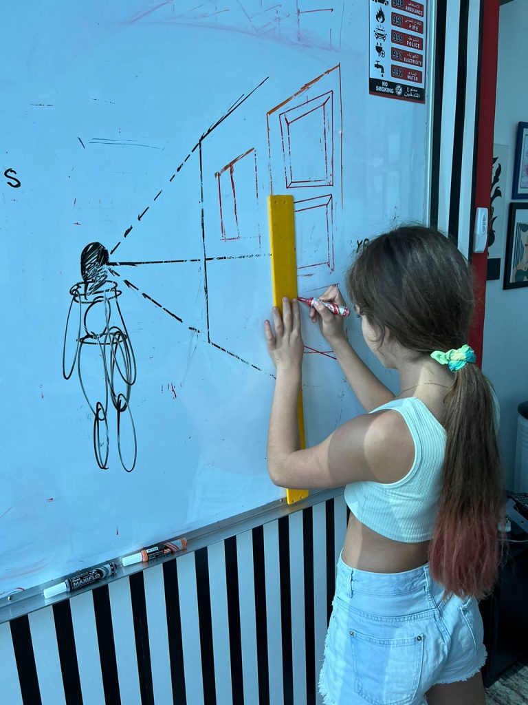 Creative Perspective Drawing & Painting for Teens (Age 11 to 13)