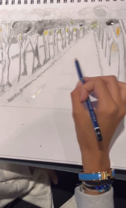 Portfolio Advanced Perspective Drawing & Painting for Teens (Age 14 to 16)
