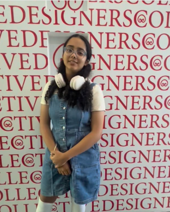 Student at Designers Collective Institute design program Dubai