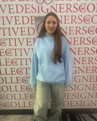 Fashion design student at Designers Collective Institute Dubai