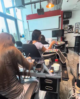 Student showcase at Designers Collective Institute Dubai